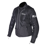 Scala Akira V2 women's motorcycle riding jacket in black with CE Level 2 armour