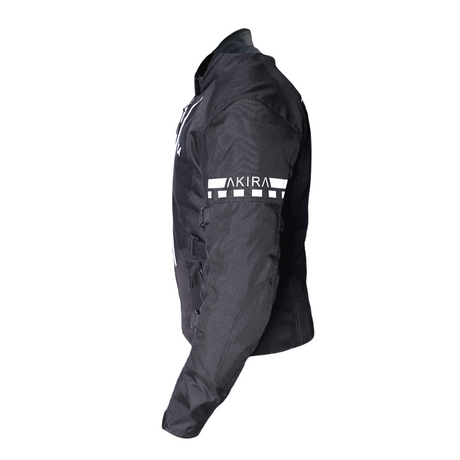 Scala Akira V2 women's motorcycle riding jacket in black with CE Level 2 armour