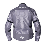 Scala Akira V2 women's motorcycle riding jacket in gray with CE Level 2 armour