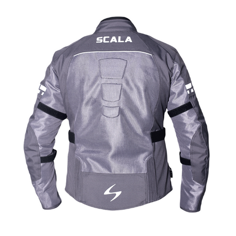 Scala Akira V2 women's motorcycle riding jacket in gray with CE Level 2 armour
