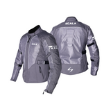 Scala Akira V2 women's motorcycle riding jacket in gray with CE Level 2 armour