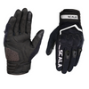 Scala Atlas black grey motorcycle riding gloves front view

