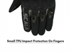 Scala Atlas black grey motorcycle riding gloves front view

