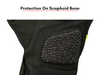Scala Atlas black grey motorcycle riding gloves front view

