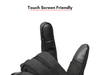 Scala Atlas black grey motorcycle riding gloves front view

