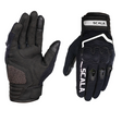 Scala Atlas black and white motorcycle riding gloves front view
