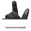 Scala Atlas black and white motorcycle riding gloves front view