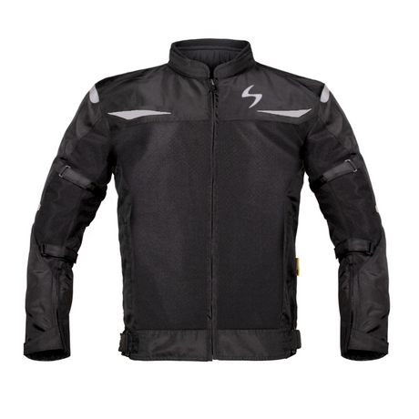 SCALA Blaze Black & Orange CE Level 2 Motorcycle Riding Jacket for Men