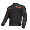SCALA Blaze Black & Orange CE Level 2 Motorcycle Riding Jacket for Men