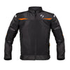 SCALA Blaze Black & Orange CE Level 2 Motorcycle Riding Jacket for Men