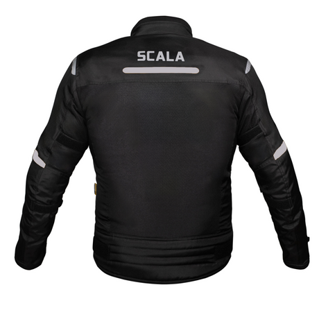 SCALA Blaze Motorcycle Riding Jacket Black with CE Level 2 Armor
