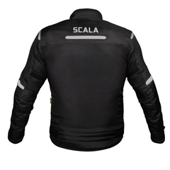 SCALA Blaze Motorcycle Riding Jacket Black with CE Level 2 Armor