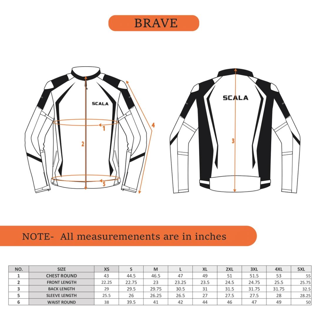 Scala Brave motorcycle riding jacket with CE Level 2 protective armour
