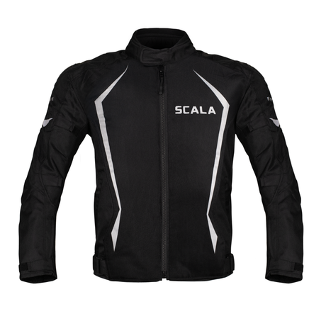 Scala Brave black motorcycle riding jacket with CE Level 2 protective armour