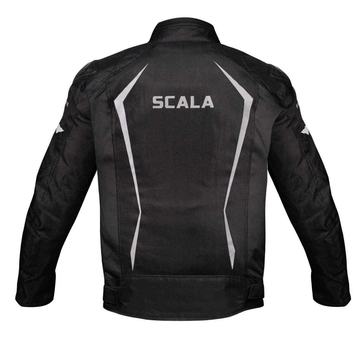 Scala Brave black motorcycle riding jacket with CE Level 2 protective armour
