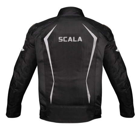 Scala Brave black motorcycle riding jacket with CE Level 2 protective armour