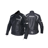 SCALA Marvel V2 Black Motorcycle Riding Jacket with CE Level 2 Armor