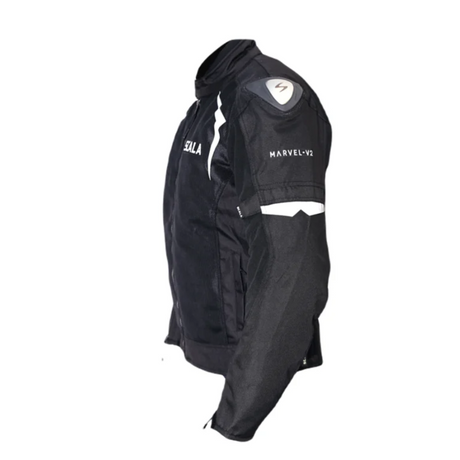 SCALA Marvel V2 Black Motorcycle Riding Jacket with CE Level 2 Armor
