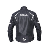 SCALA Marvel V2 Black Motorcycle Riding Jacket with CE Level 2 Armor
