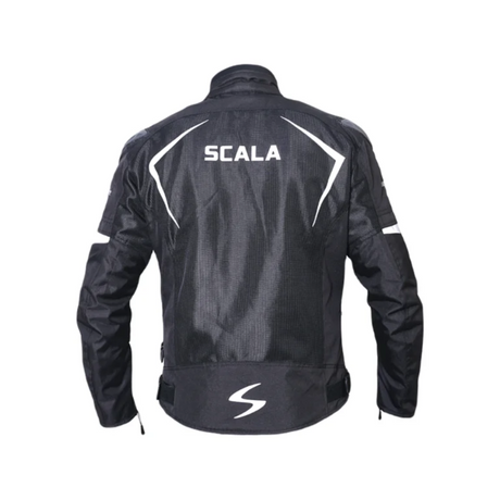 SCALA Marvel V2 Black Motorcycle Riding Jacket with CE Level 2 Armor