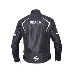SCALA Marvel V2 Black Motorcycle Riding Jacket with CE Level 2 Armor