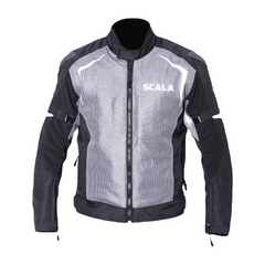 SCALA Marvel V2 Black Motorcycle Riding Jacket with CE Level 2 Armor