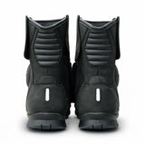 Scala Rove black waterproof leather motorcycle boots with reinforced ankle and shin protection and all-terrain sole