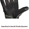 Scala Speed-2 gray genuine leather motorcycle riding gloves