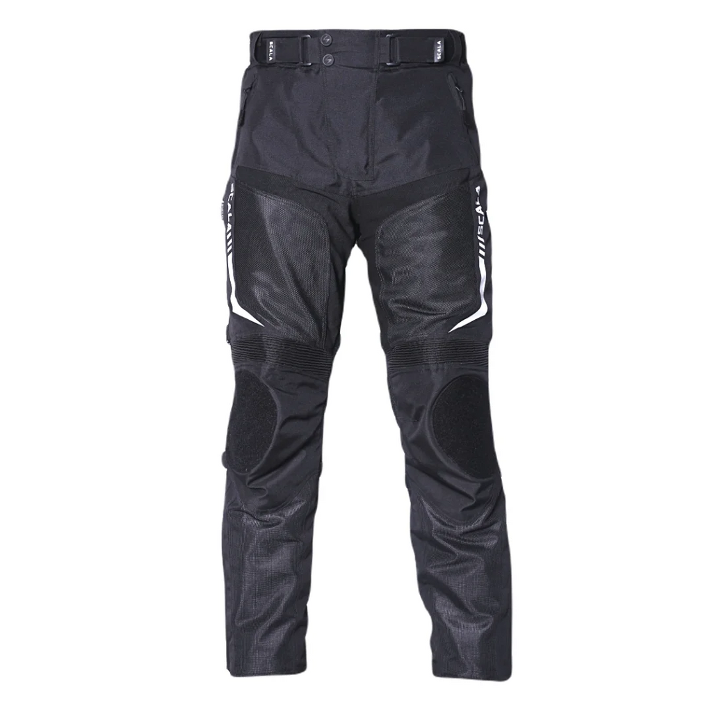 SCALA Street L2 Black Motorcycle Riding Pants with CE Level 2 Armor