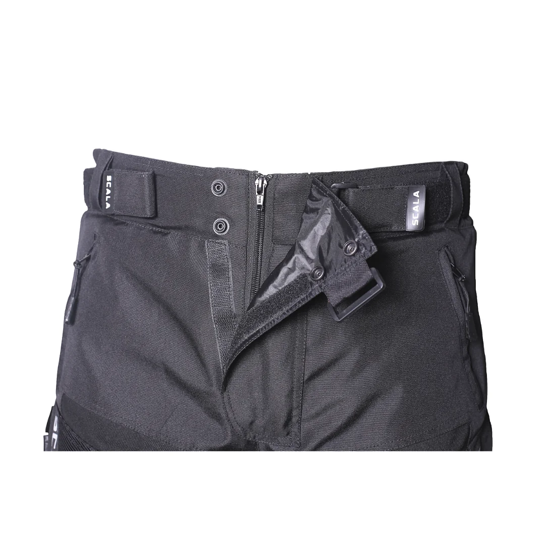 SCALA Street L2 Black Motorcycle Riding Pants with CE Level 2 Armor