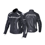 SCALA Thunder L2 Black Motorcycle Riding Jacket with CE Level 2 Armor