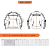 SCALA Thunder L2 Black Motorcycle Riding Jacket with CE Level 2 Armor