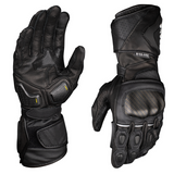 Scala Trekker motorcycle gloves showing SAS-TEC carbon knuckle protectors