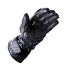 Scala Trekker black genuine leather motorcycle riding gloves front view
