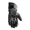 Scala Trekker black genuine leather motorcycle riding gloves front view