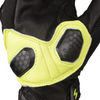 Scala Viper black neon genuine leather motorcycle riding gloves

