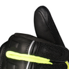 Scala Viper black neon genuine leather motorcycle riding gloves

