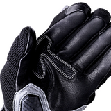 Scala Viper black genuine leather motorcycle riding gloves front view