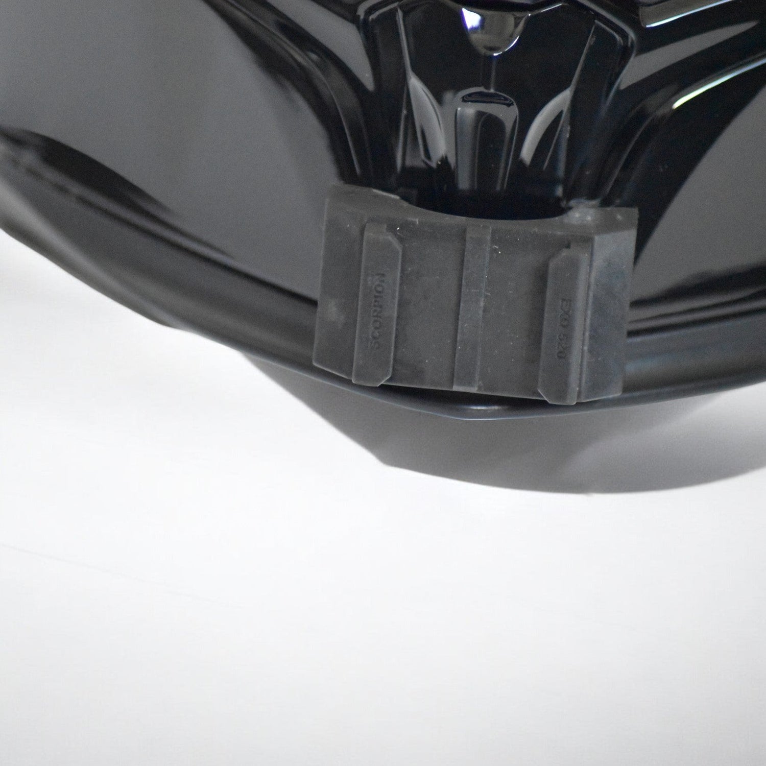 Scorpion EXO-T520 helmet chin mount with GoPro installed