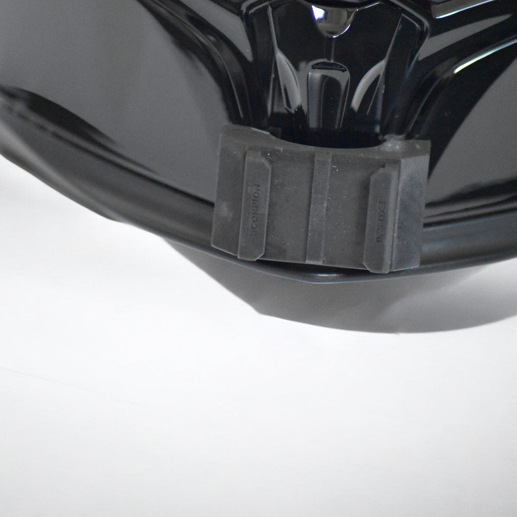Scorpion EXO-T520 helmet chin mount with GoPro installed