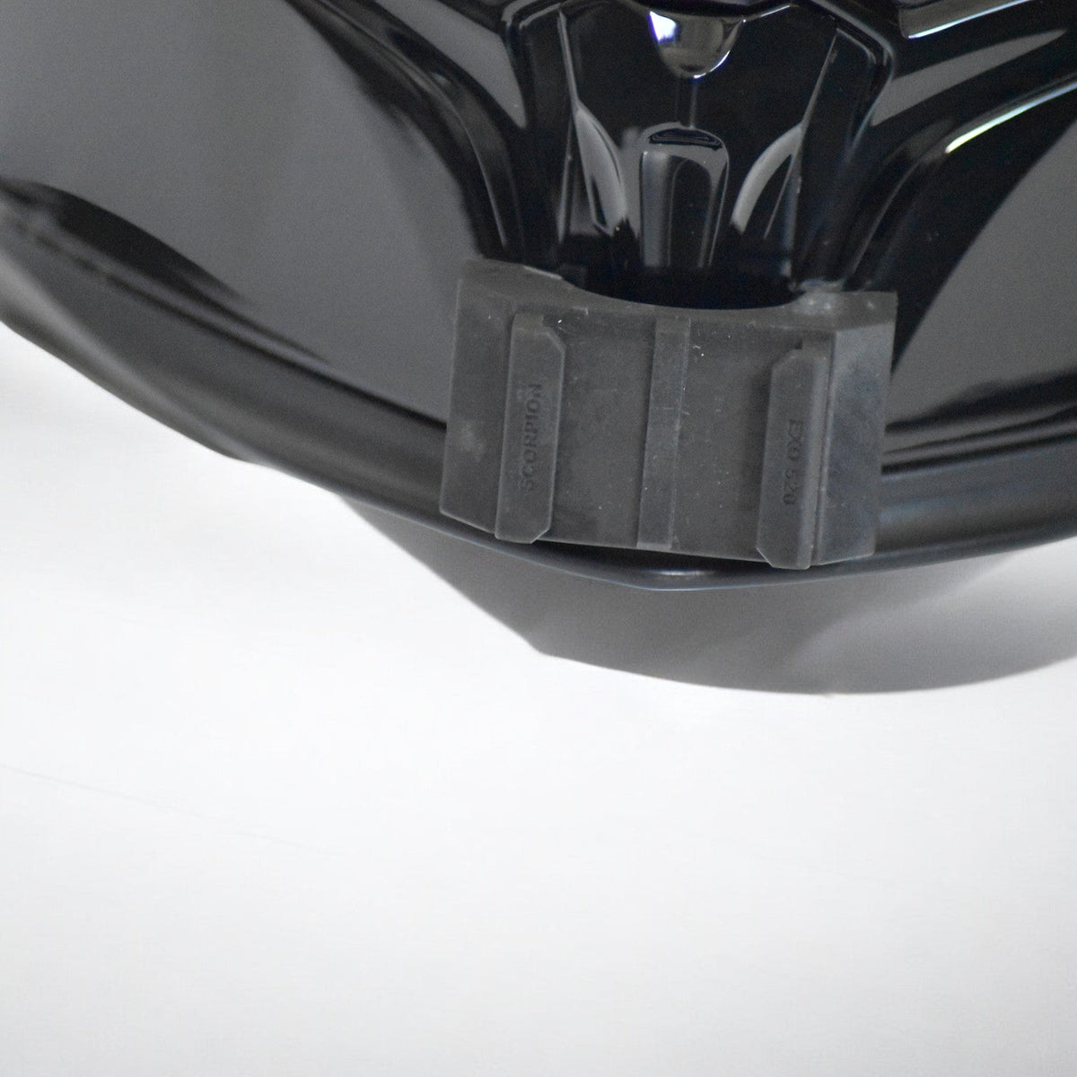 Scorpion EXO-T520 helmet chin mount with GoPro installed