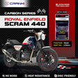 CRANK1 CFB312 carbon rear brake pads for Royal Enfield Scram 440

