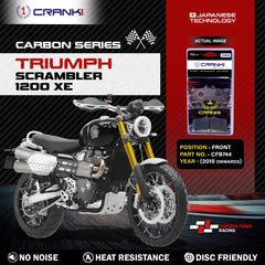 CRANK1 CFB744 carbon front brake pads for Triumph Scrambler 1200 XE