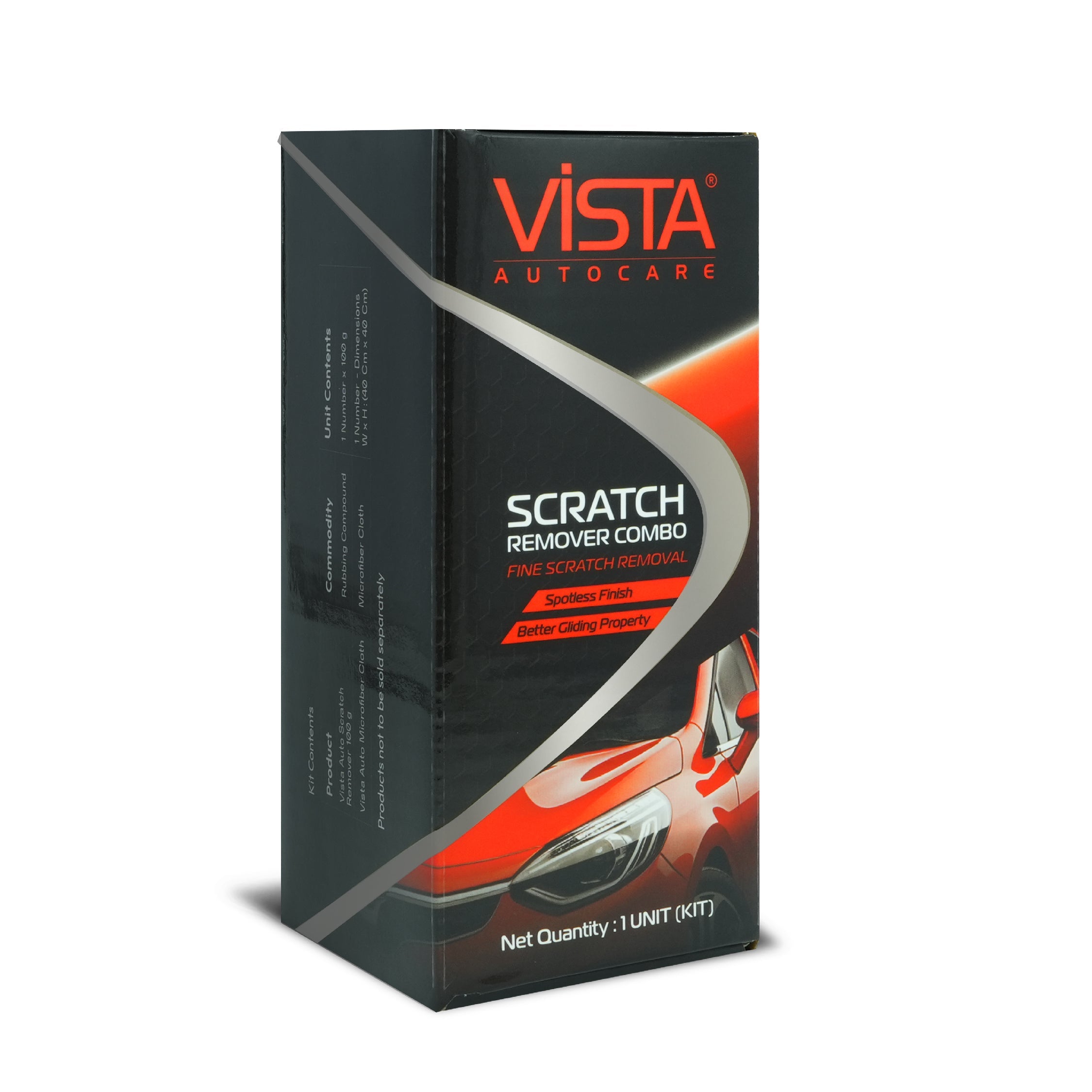 Vista Auto Care Car Scratch Remover 100g with Microfiber Cloth

