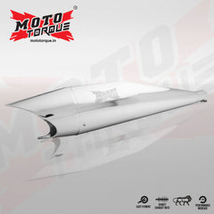 Moto Torque Shark Chrome Performance Exhaust for Royal Enfield UCE Models