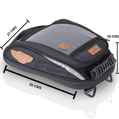 Guardian Gears Shark Mini 18L universal motorcycle tank bag on Royal Enfield