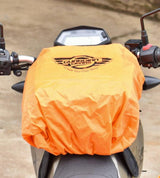 Guardian Gears waterproof rain cover fitted on 28L motorcycle tank bag