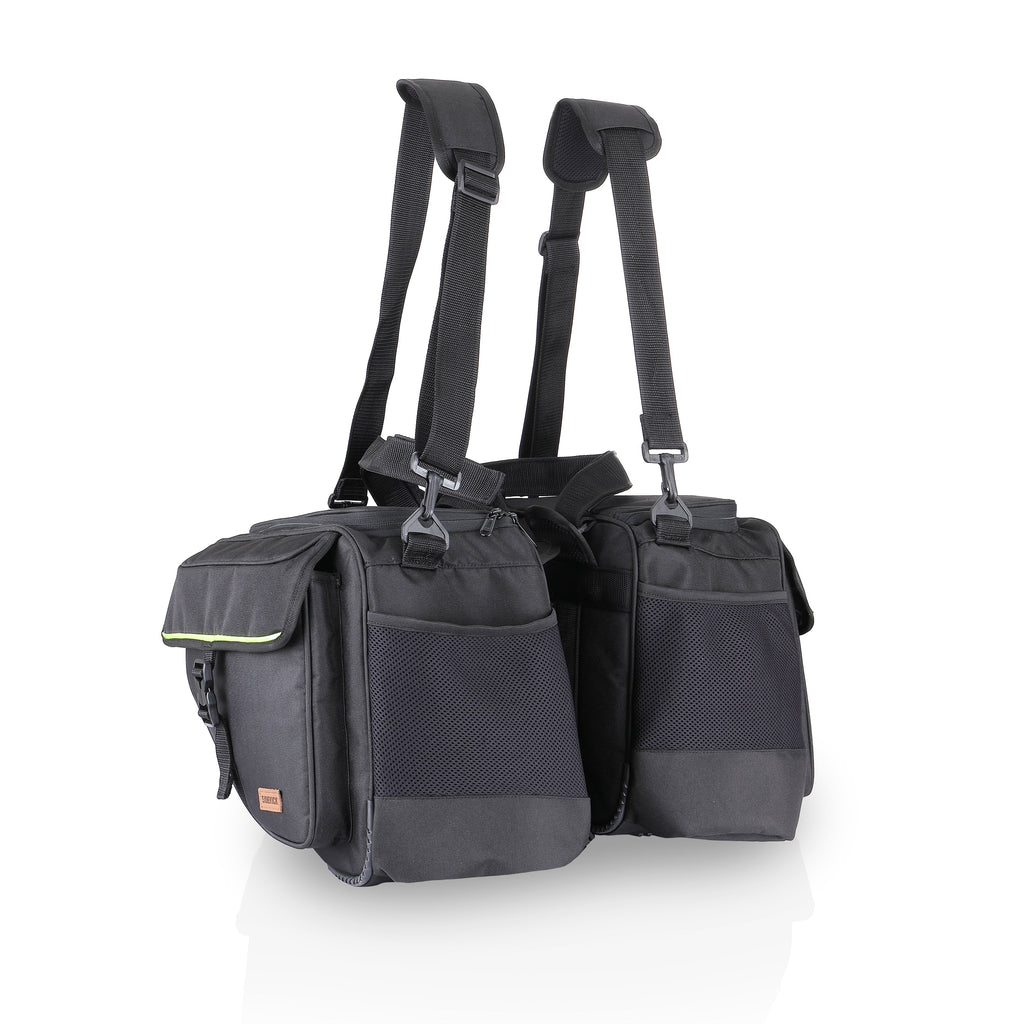 Guardian Gears SideKick Sports 45L motorcycle saddlebags with rain cover