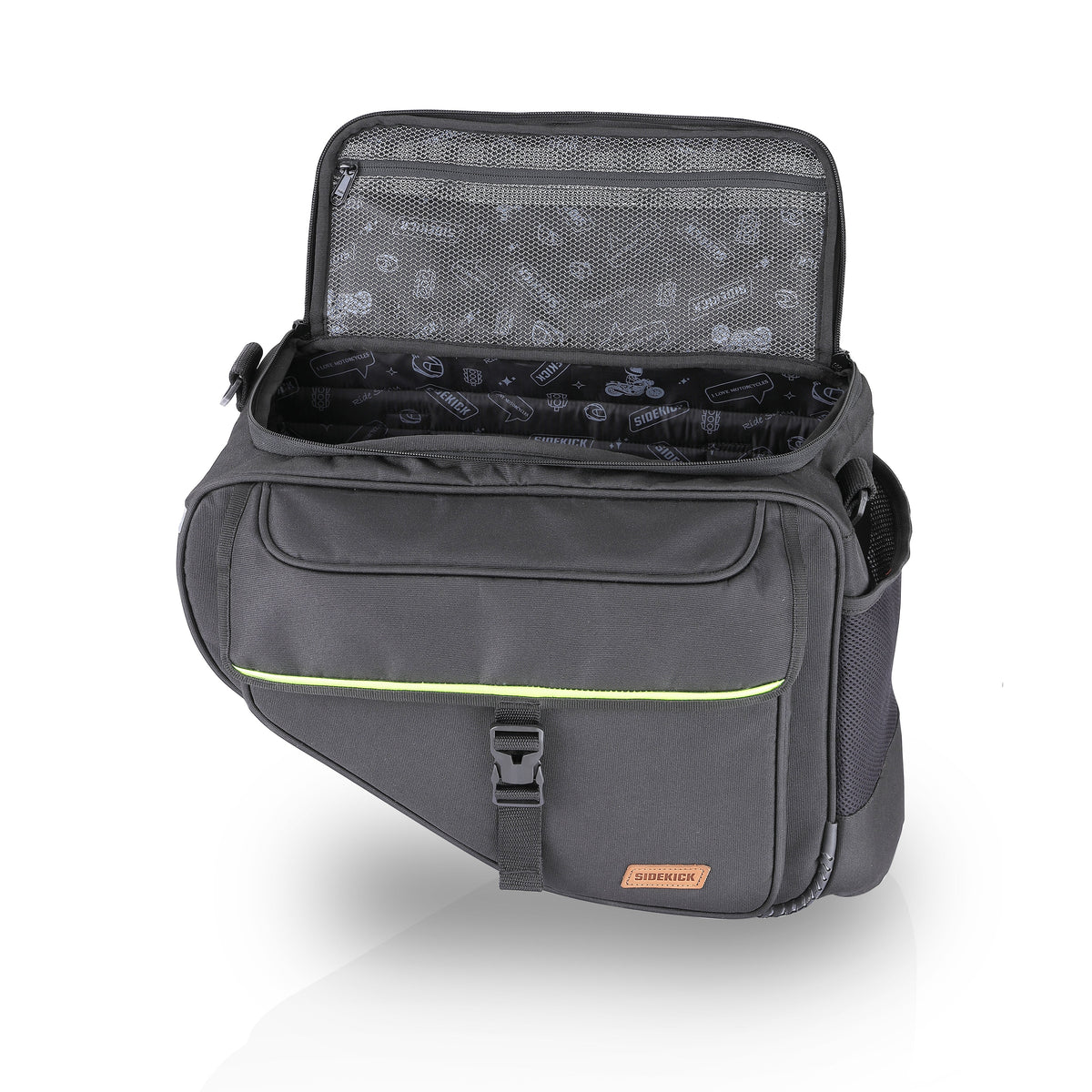 Guardian Gears SideKick Sports 45L motorcycle saddlebags with rain cover