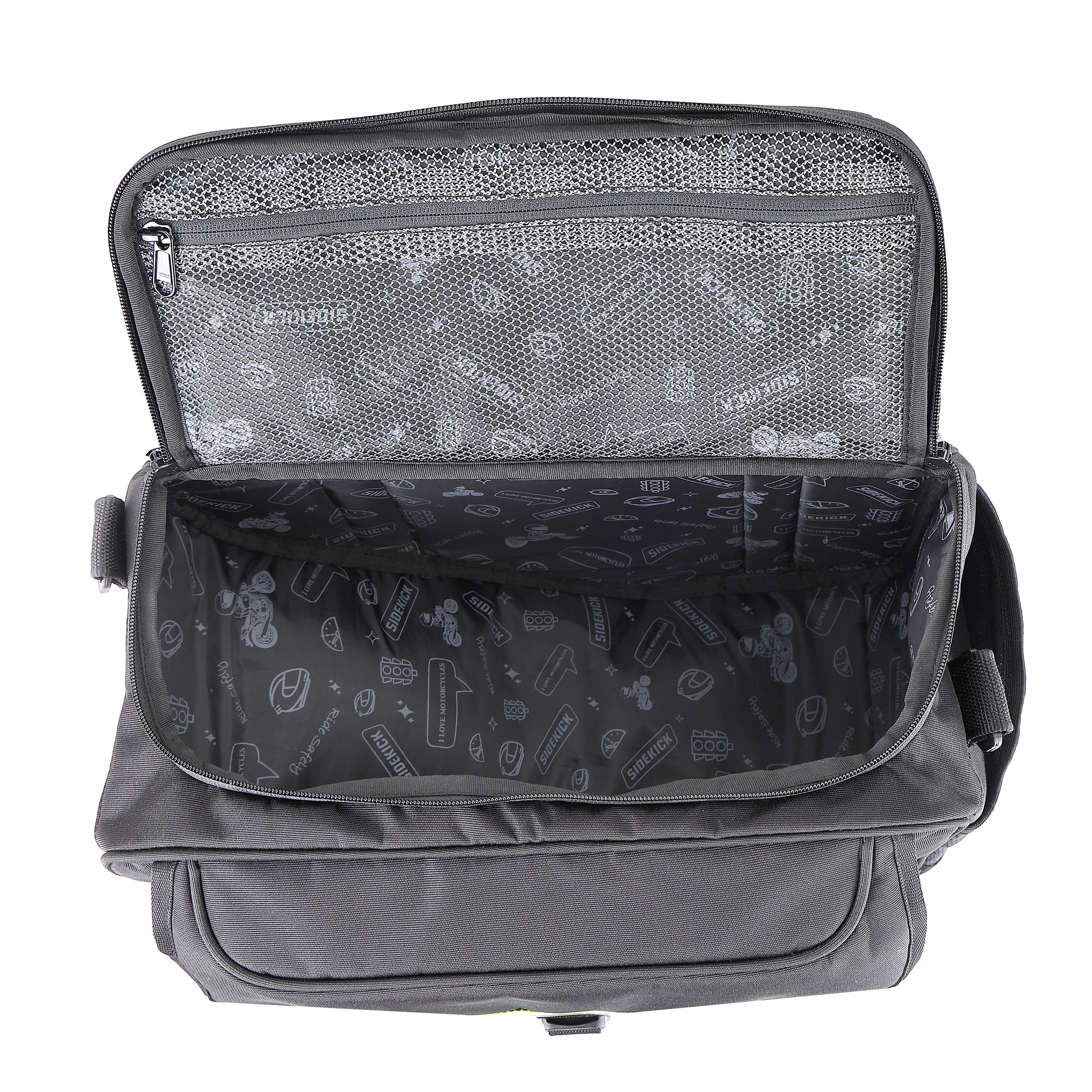 Guardian Gears SideKick Sports 45L motorcycle saddlebags with rain cover